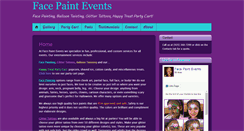 Desktop Screenshot of facepaintevents.com